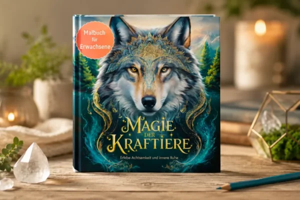 Malbuch f&uuml;r Erwachsene "Magie der Krafttiere"
